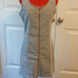 Bebe front zipper tank mini dress